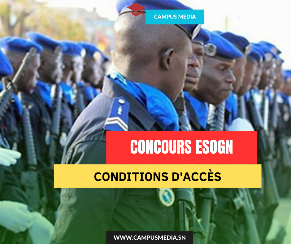 CONCOURS ESOGN : Les conditions d’accès à l’école nationale de la Gendarmerie, SENEGAL
