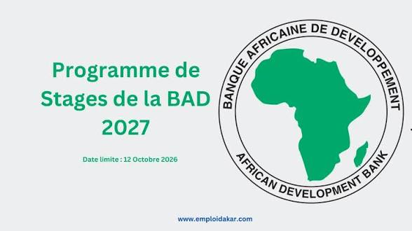 Programme de  Stage de la BAD 2027 (Session 1)